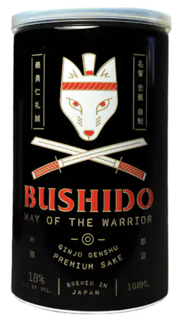 Bushido Way of the Warrior  (180ml Can)